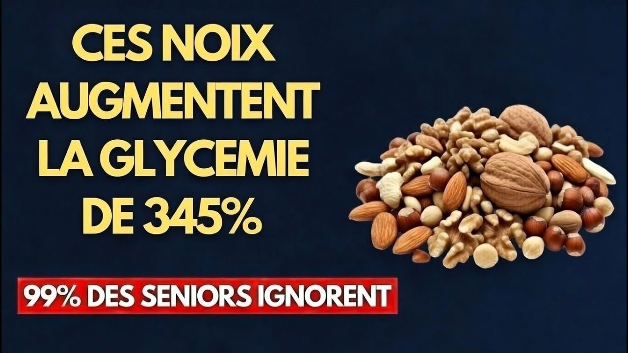 Ces 3 noix font EXPLOSER la glycémie (les diabétiques doivent les éviter !)