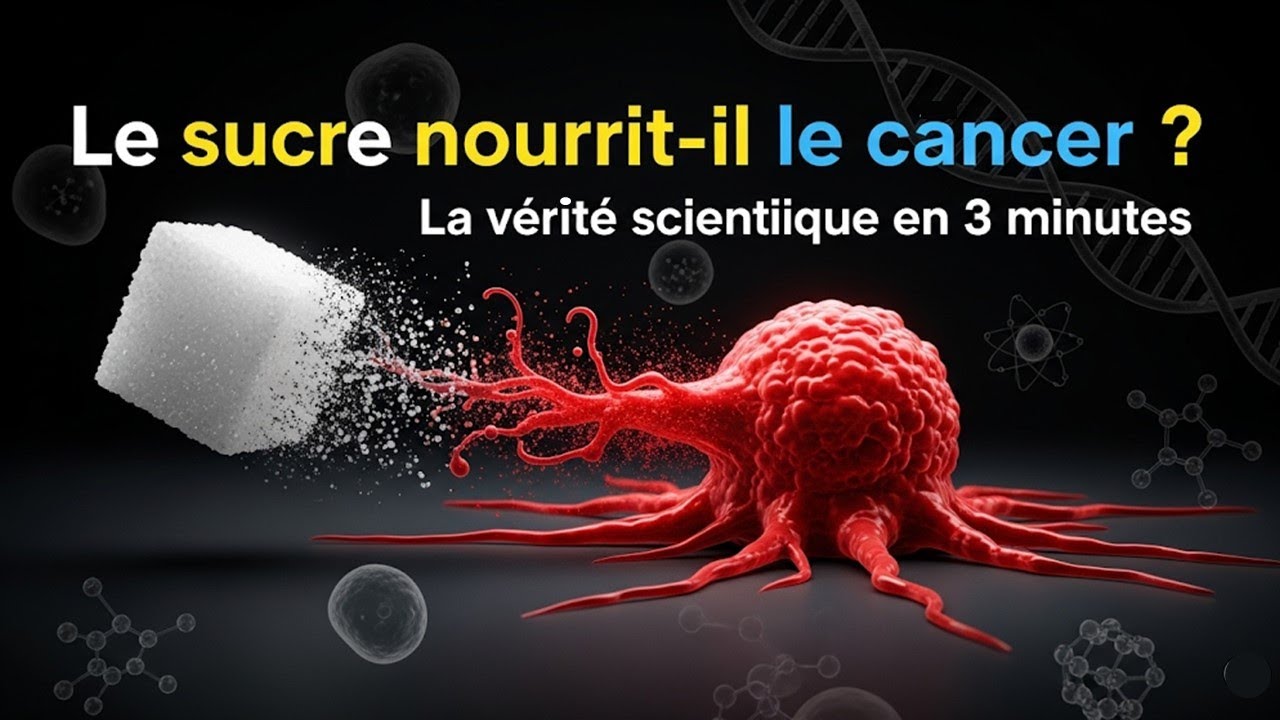Le sucre nourrit-il le cancer ? La vérité scientifique en 3 minutes #santé #nutrition