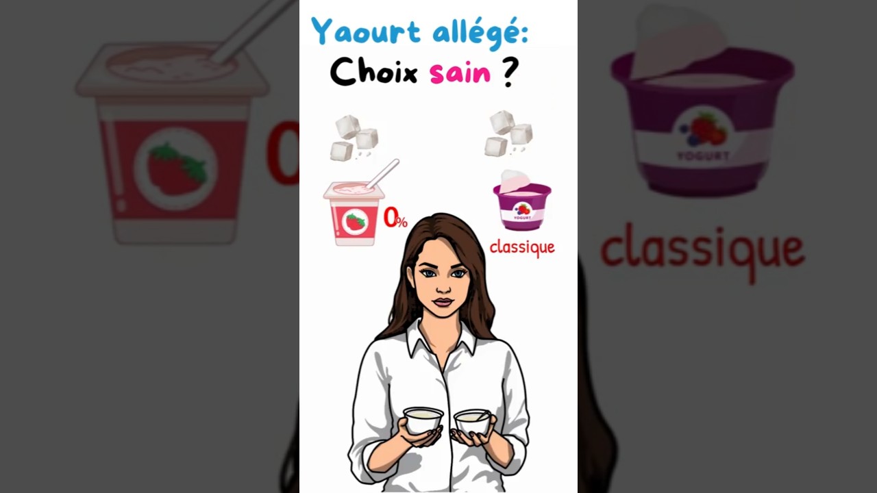 Et si ton Yaourt Allégé était aussi Sucré qu'un Yaourt Classique ?