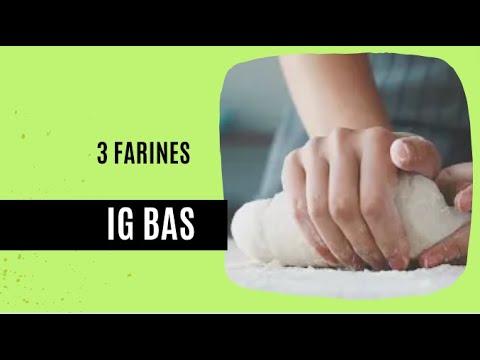 Mes 3 farines IG BAS en 4 min chrono 🍪⏱️