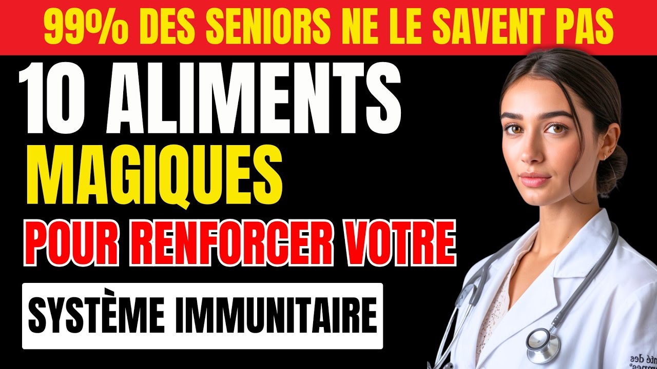 10 ALIMENTS MAGIQUES pour renforcer votre système immunitaire