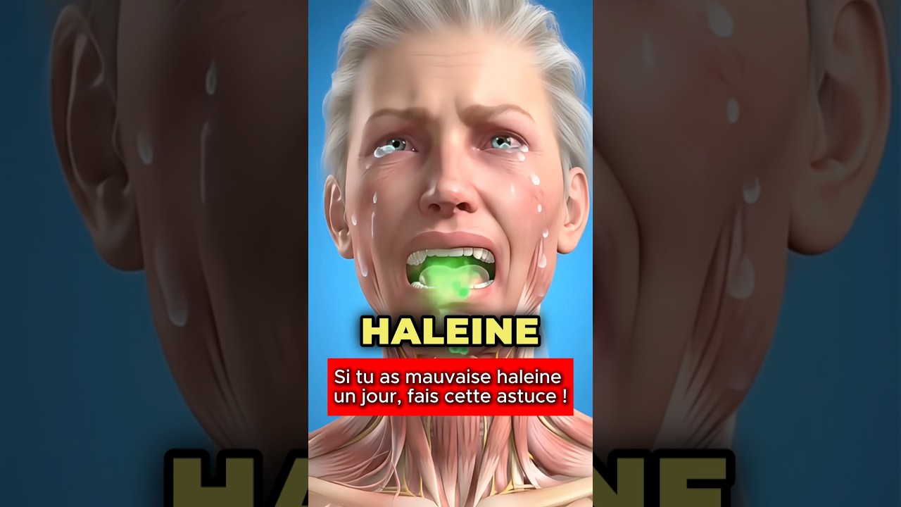 Si tu as mauvaise haleine un jour, fais ceci.