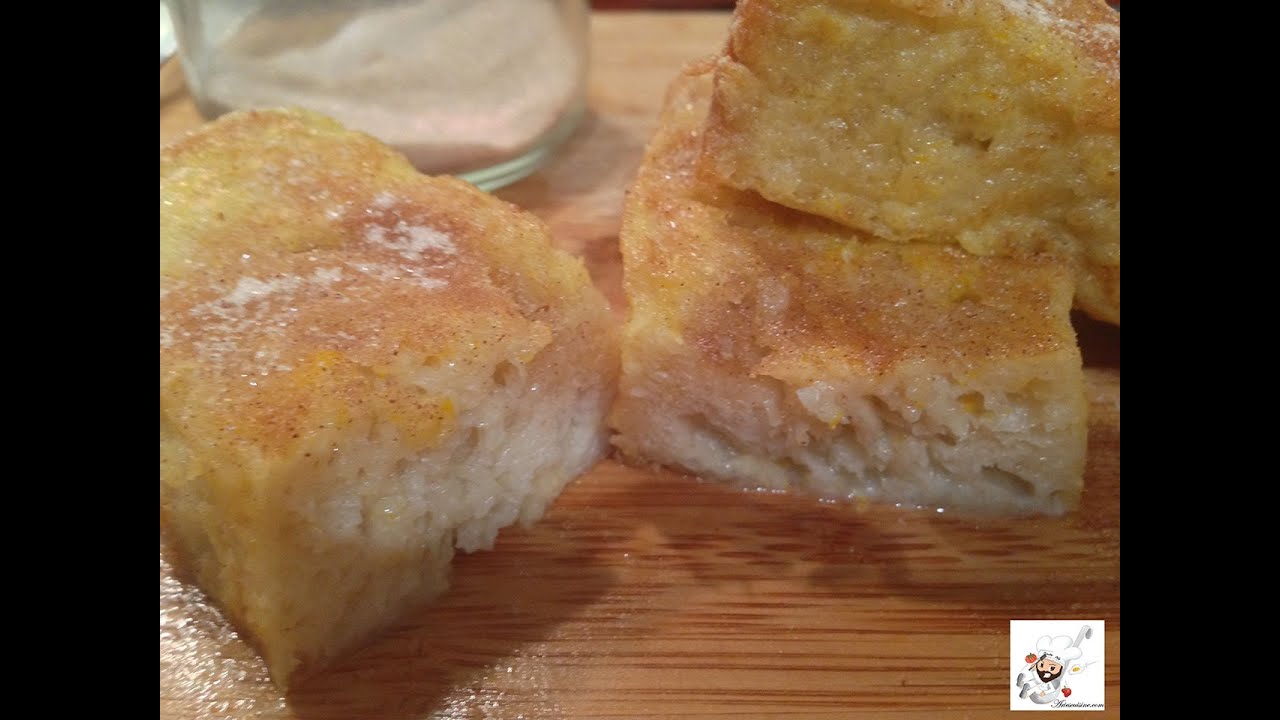 Pain perdu "Torrijas" orange citron et cannelle