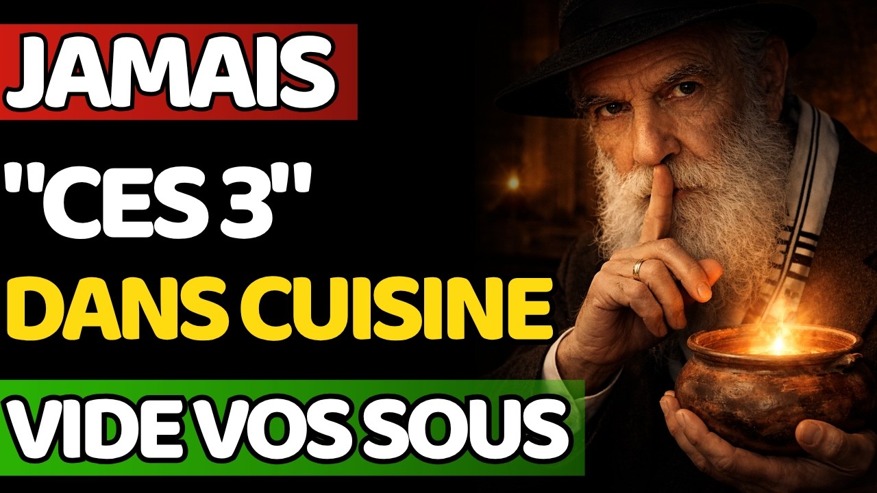 Ces 3 Choses dans Votre Cuisine Détruisent Votre Argent (Le Secret du Rabbin)
