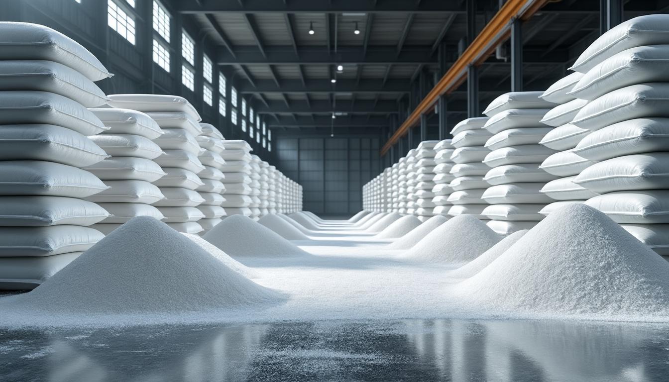 le surplus mondial de sucre diminue de 800 000 tonnes, atteignant 2,86 millions de tonnes, selon les analyses d'un courtier spécialisé.