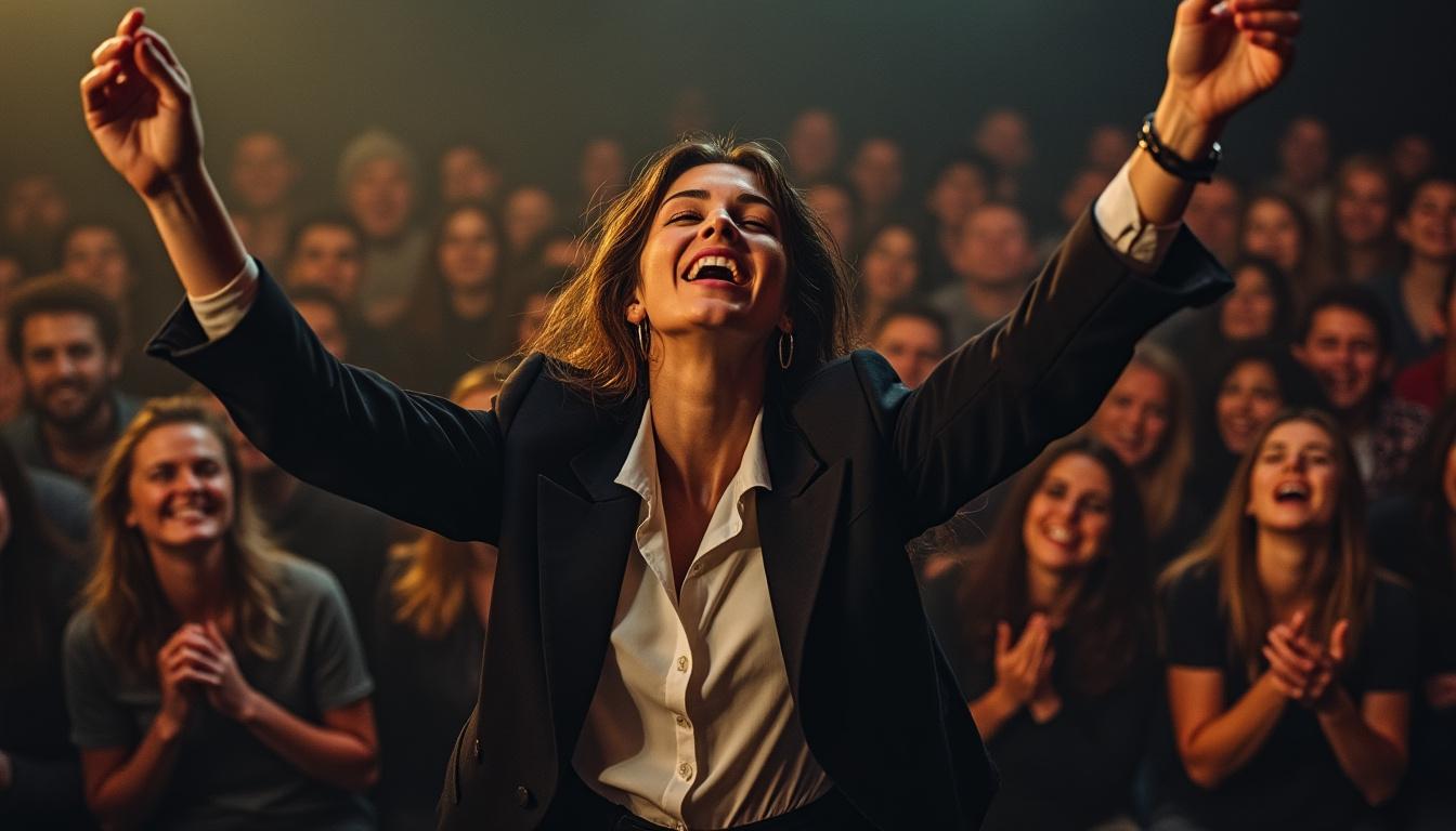 franglish partage sa passion et son énergie sur scène pour offrir au public un spectacle inoubliable, les laissant émerveillés et les étoiles plein les yeux.